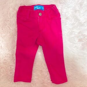 Old navy 12-18 month skinny jeans hot pink